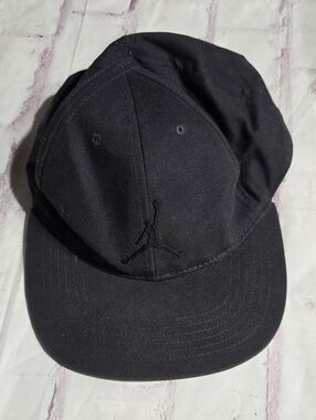 Nike Jordan Black Embroidered Jumpman Baseball Cap